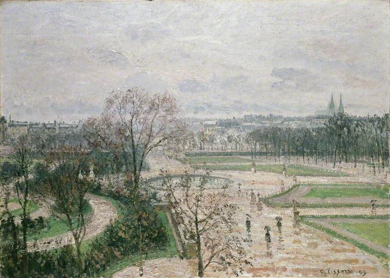 I giardini delle Tuileries, tempo piovoso, 1899 - Ashmolean Museum, Oxford